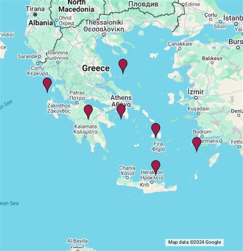 google map grèce.